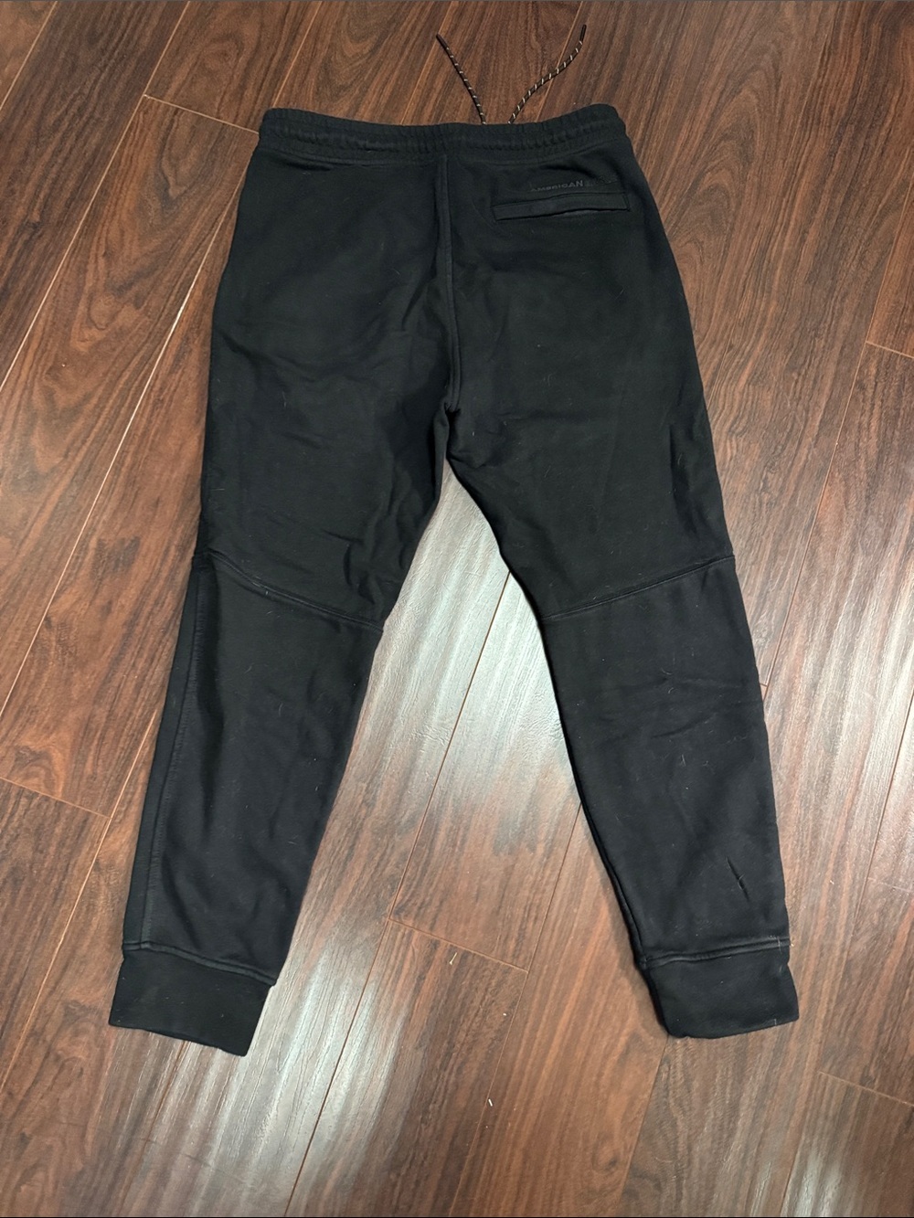 American Eagle Men’s Joggers - Black & Burgundy - Picture 7 of 7